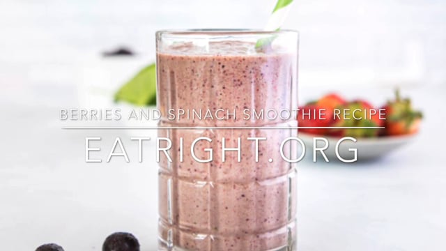 Berries and Spinach Smoothie