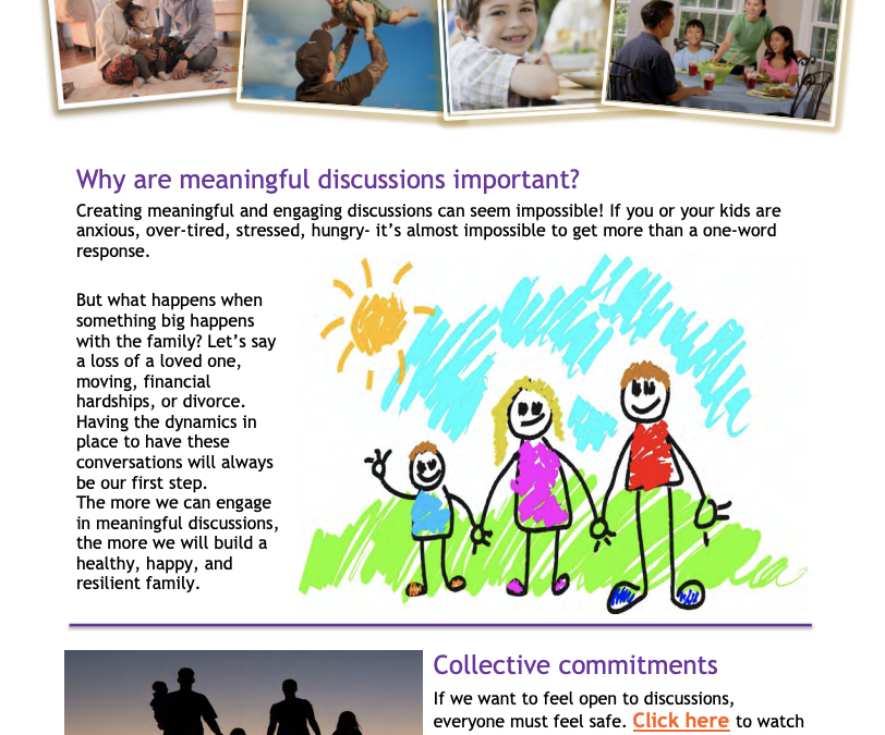 Family discussions: Move together, think together, be together!