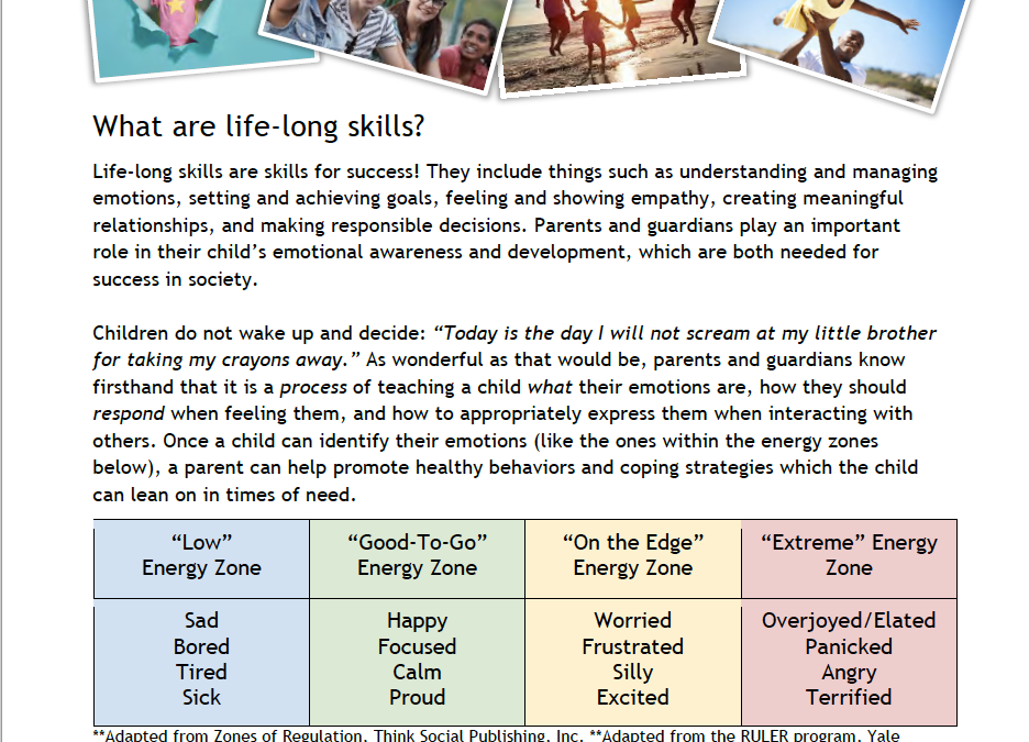 Lifelong Skills: Managing challenging emotions and stress